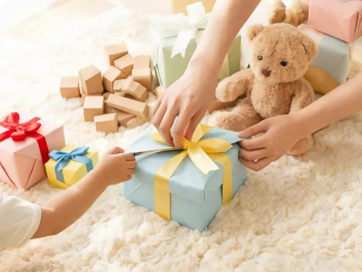 Family gift play setup