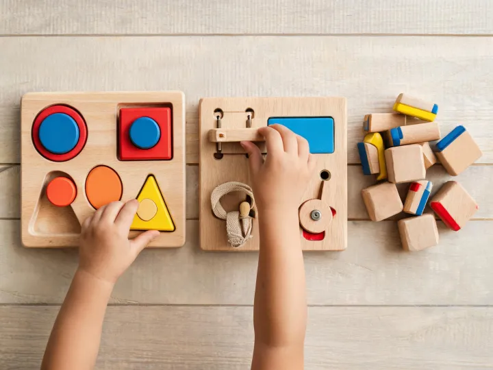 Montessori blocks and STEM learning toys